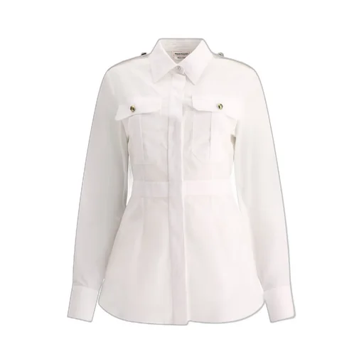 Pleated Long-Sleeved Shirt