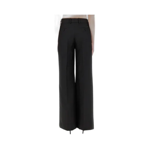 Wide-Leg Side Stripe Trousers