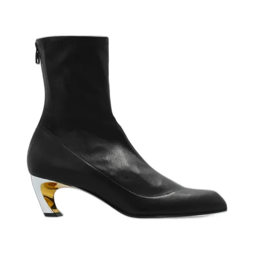 Pointed-Toe Ankle Boots