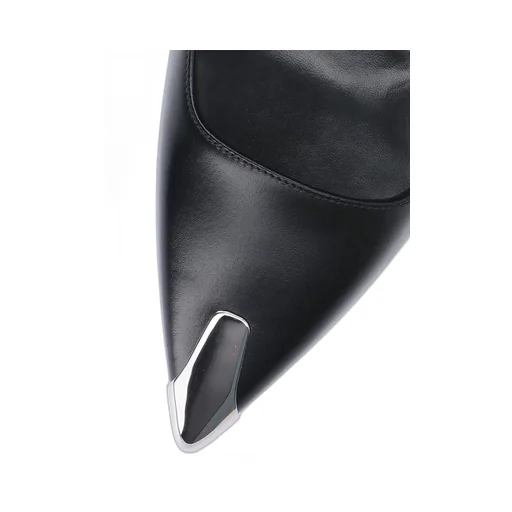 Punk Pointed-Toe Pumps