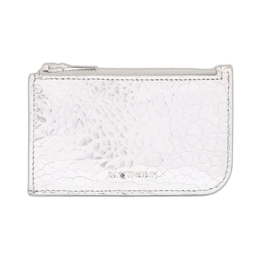 Logo Lettering Zipped Wallet