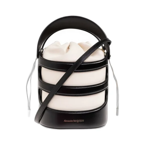 Logo Printed Drawstring Bucket Bag