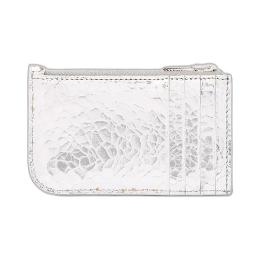 Logo Lettering Zipped Wallet