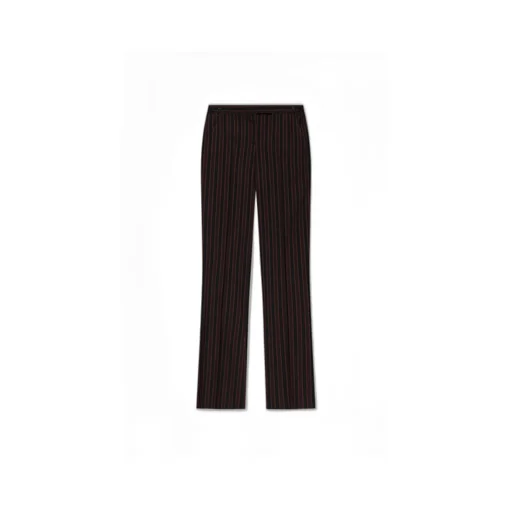 Pinstriped Low-Rise Trousers