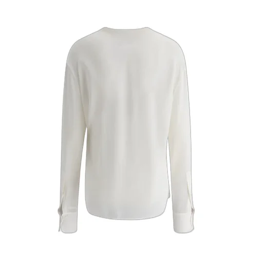 Scarf Detailed Georgette Shirt