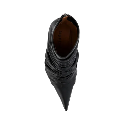 Birdee Ruched Pointed-Toe Boots