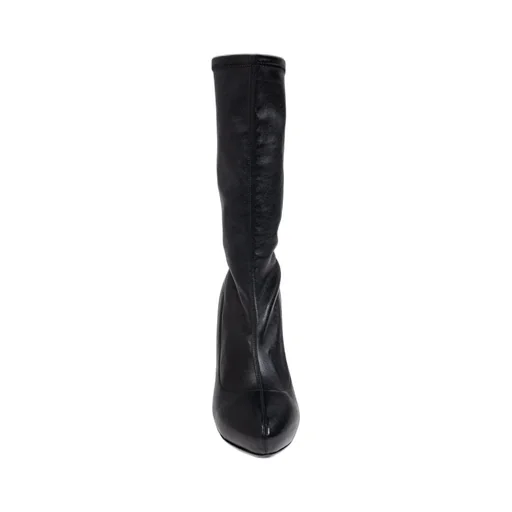 Pointed-Toe Platform Boots