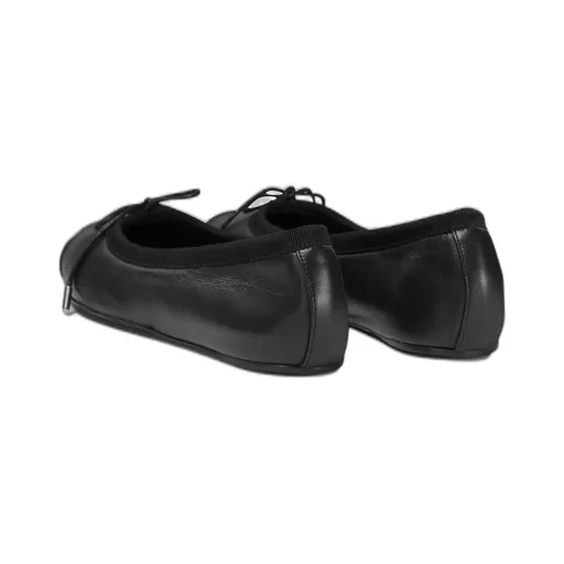 Punk Bow-Detailed Ballet Flats