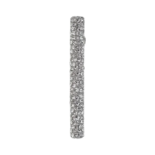 Logo Engraved Embellished Earring