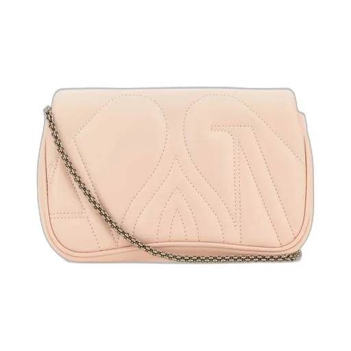 Logo Plaque Chain-Link Shoulder Bag