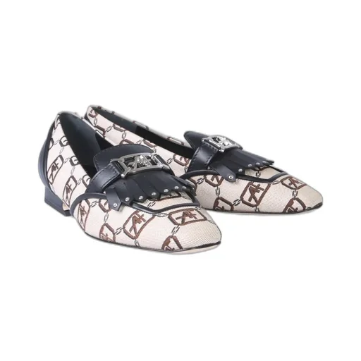 Logo Print Slip-On Loafers