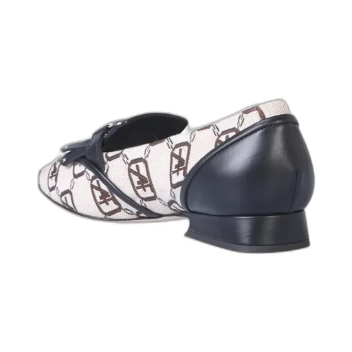 Logo Print Slip-On Loafers
