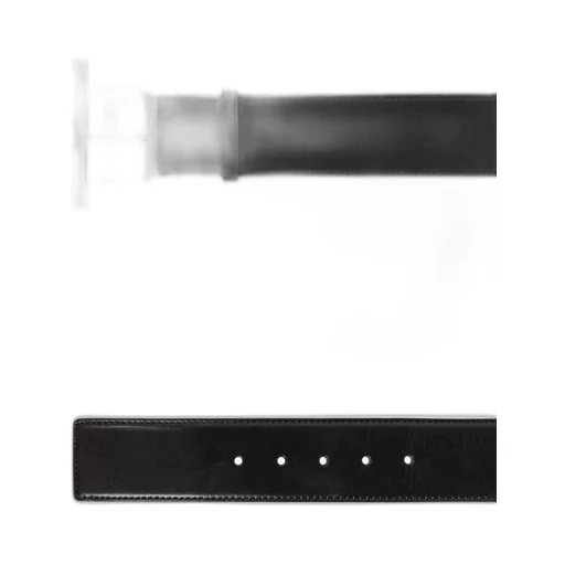 T-Bar Buckled Logo Engraved Belt