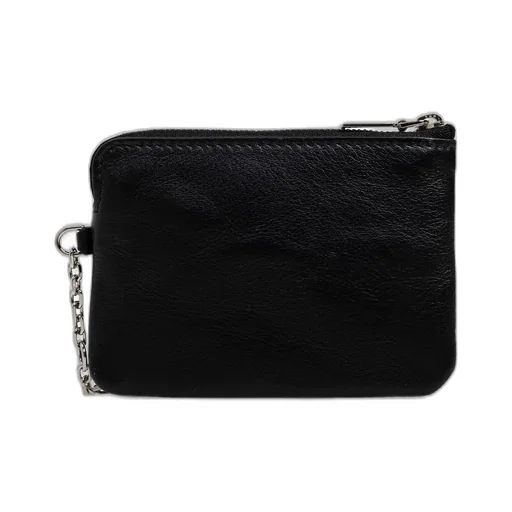 Logo Plaque Chain-Detailed Wallet