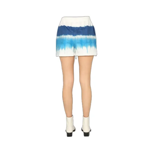 Tie Dye Print Jersey Shorts