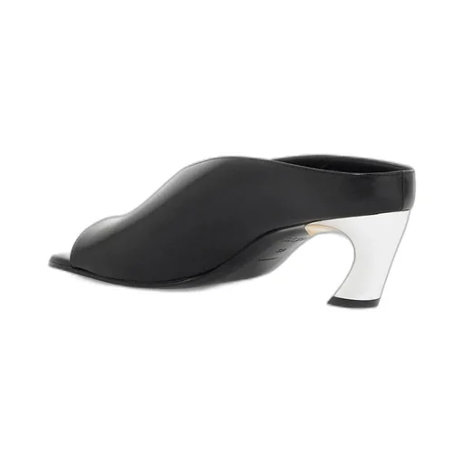 Open-Toe Slip-On Mules