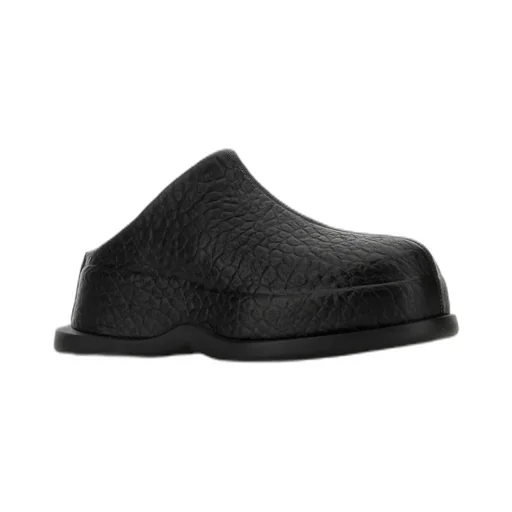 Wave Skull Embossed Mules