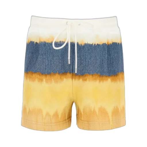 Tie Dye Print Jersey Shorts