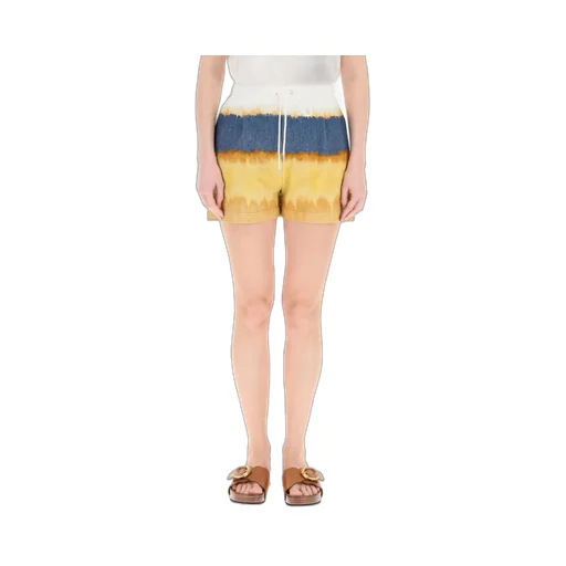 Tie Dye Print Jersey Shorts