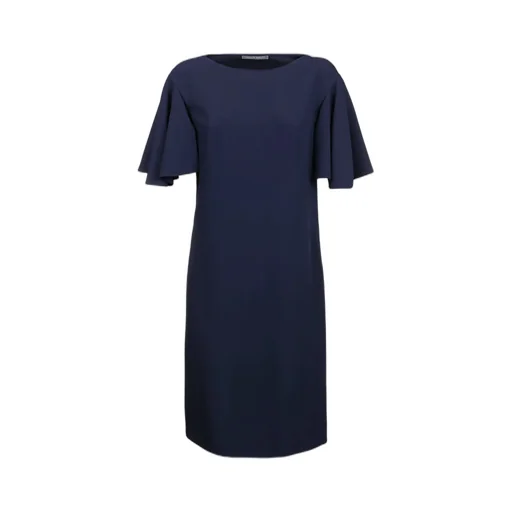 Wide-Sleeve Shift Dress