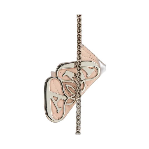 Logo Plaque Chain-Link Shoulder Bag