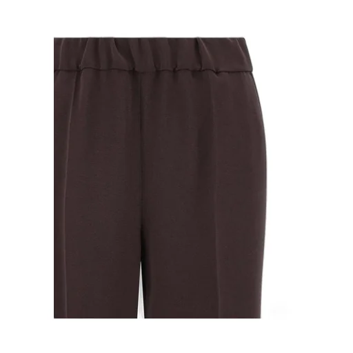Elastic Waist Straight-Leg Pants
