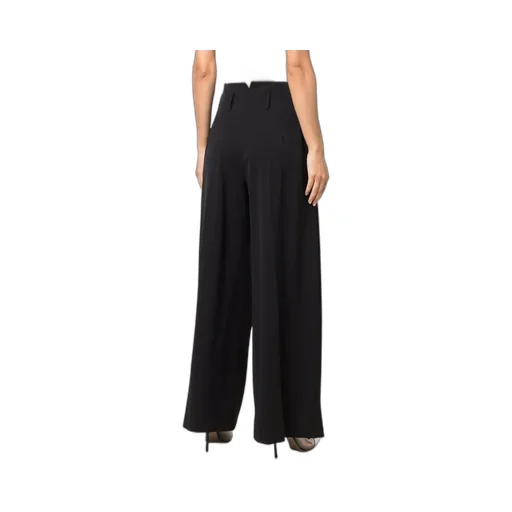 Wide-Leg Cuffed Pants