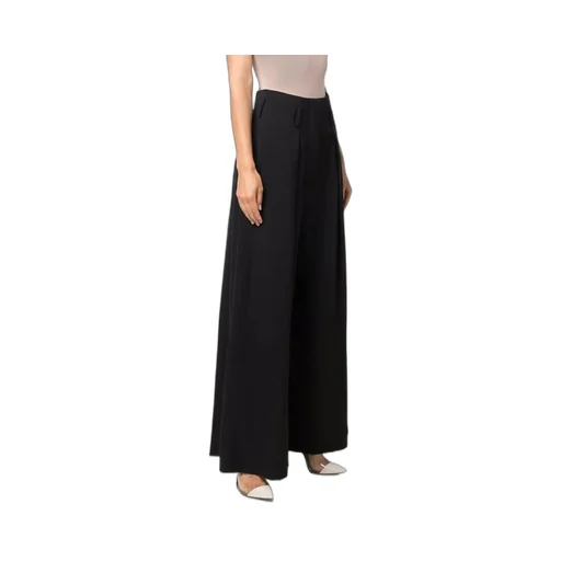 Wide-Leg Cuffed Pants