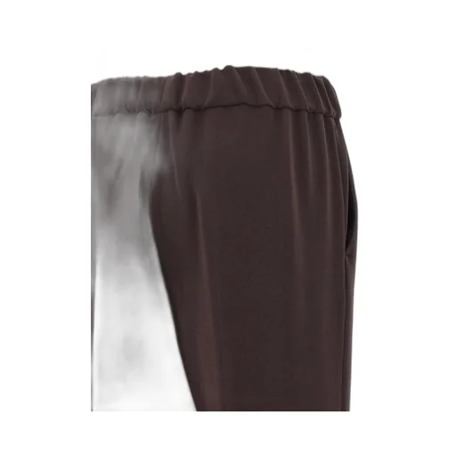 Elastic Waist Straight-Leg Pants