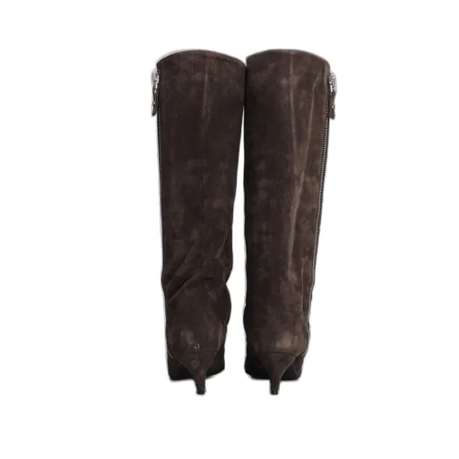 Zipped Pointed Toe Boots