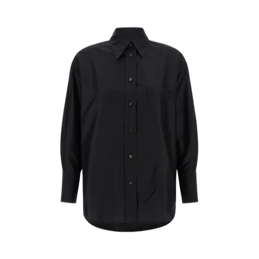 Asymmetrical Silk Shirt