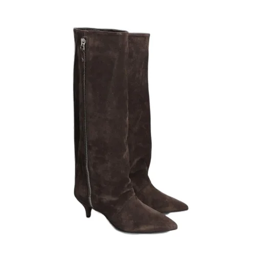Zipped Pointed Toe Boots