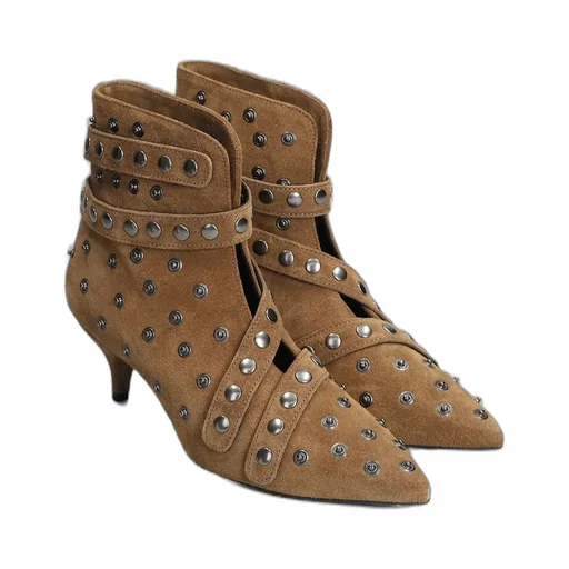 Tamalia Studded Pointed Toe Boots