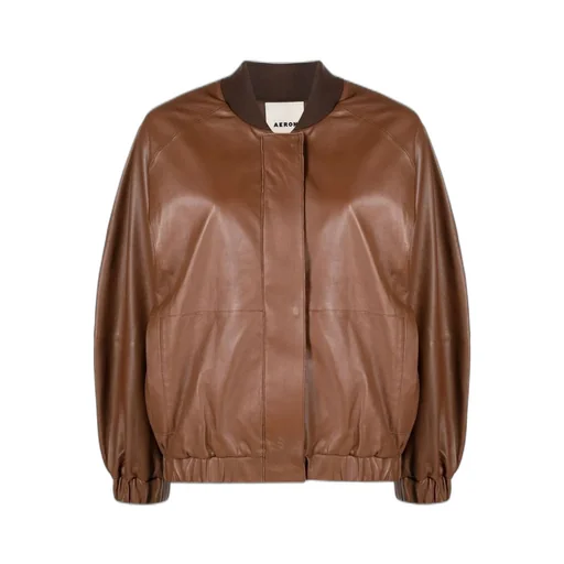 Leather Bomber Jacket