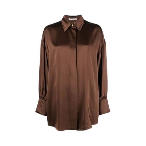 Oversized Buttoned Pyjama Shirt