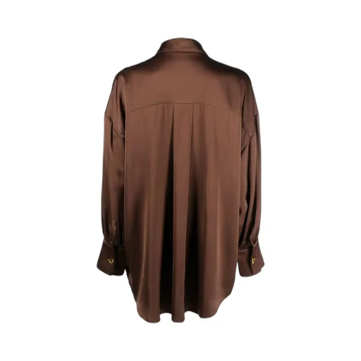 Oversized Buttoned Pyjama Shirt