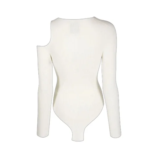 Crewneck Cut-Out Knitted Bodysuit