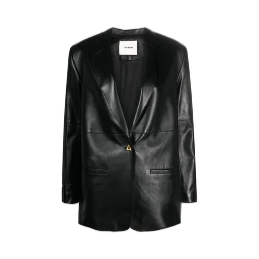 Mercedes Leather Blazer