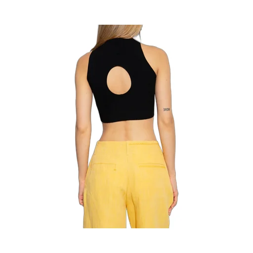 Sculpted Knit Crop Top