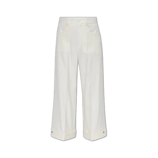 Tailored Wide-Leg Pants