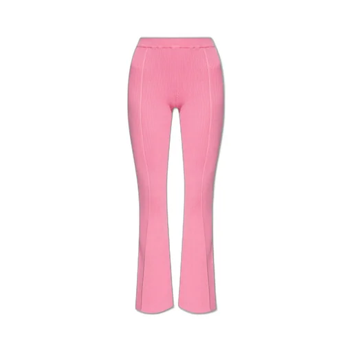 Ribbed Flare Knit Pants