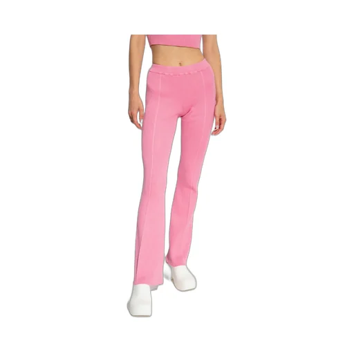 Ribbed Flare Knit Pants