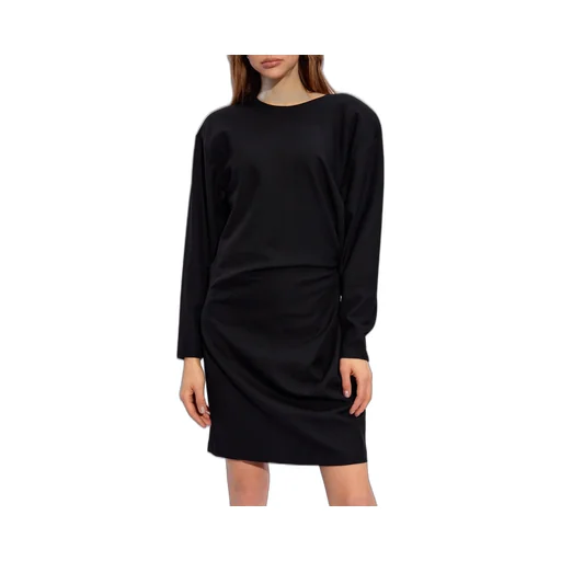 Draped Long Sleeve Dress