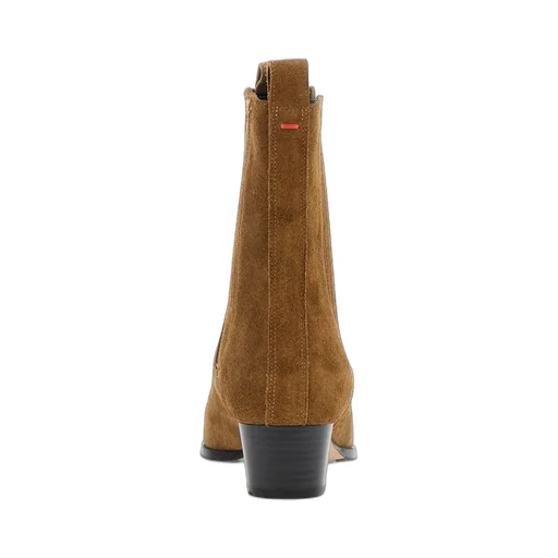 Side-Panelled Pointed-Toe Ankle Boots