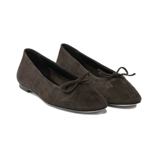 Delfina Bow-Detailed Ballet Flats
