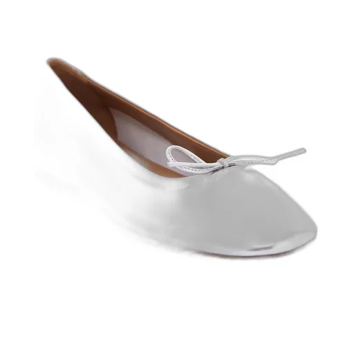 Delfina Bow-Detailed Ballet Flats