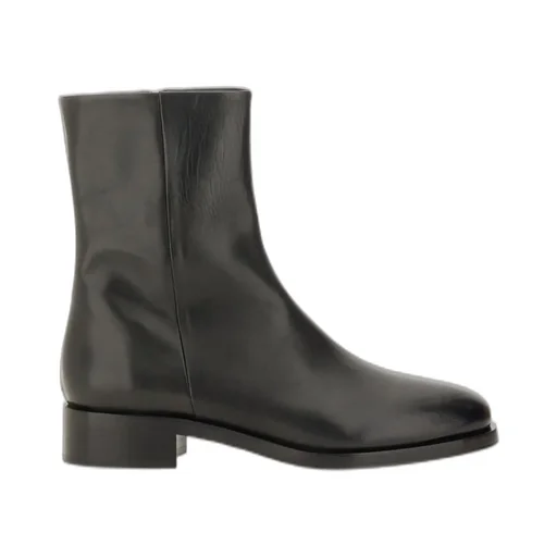 Round-Toe Chelsea Ankle Boots