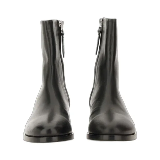 Round-Toe Chelsea Ankle Boots