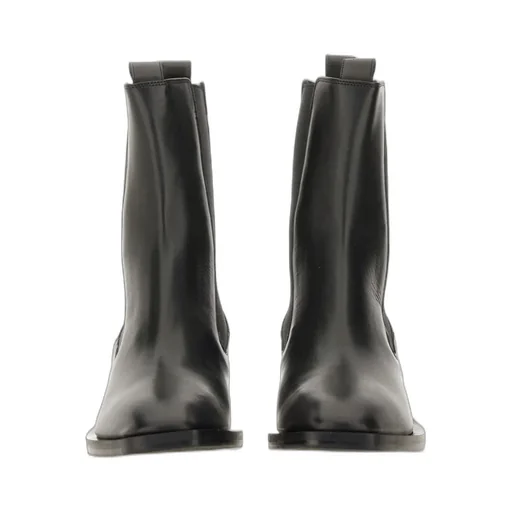 Round-Toe Ankle Boots