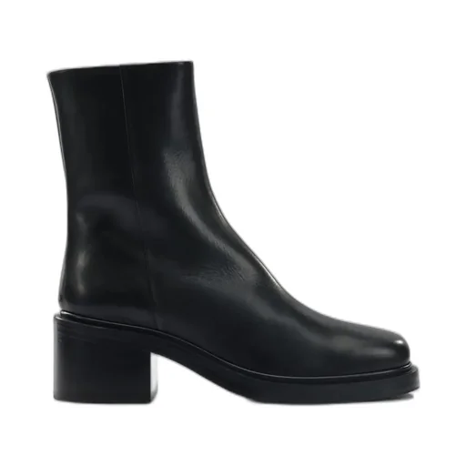 Round Toe Zip-Up Boots